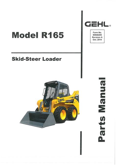 gehl r165 skid steer specs|gehl r165 owners manual.